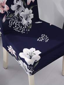 1 In Hoa Co Giãn Bọc Ghế, Polyester Hiện Đại In Hoa Bọc Ghế Ăn Cho Gia Đình - Nhiều màu - Xem 2