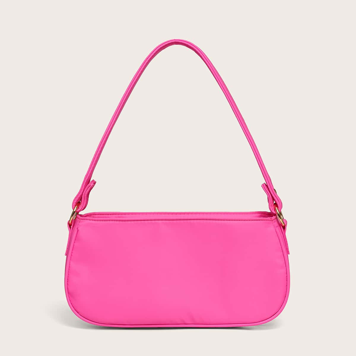 

Neon Hot Pink Baguette Bag