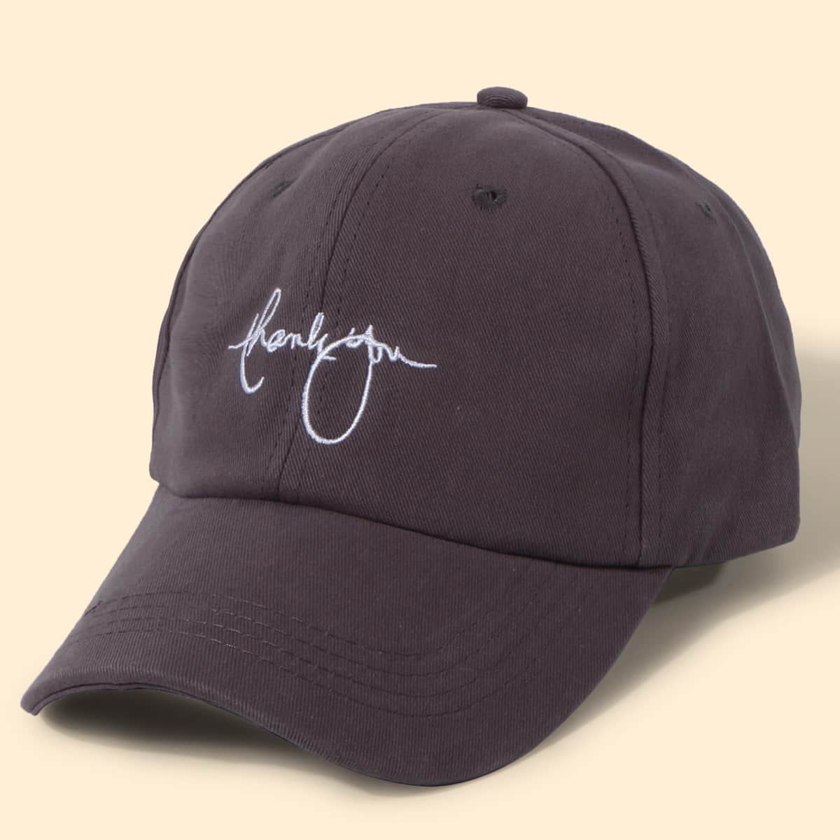 

Guys Letter Graphic Baseball Cap, Dark grey