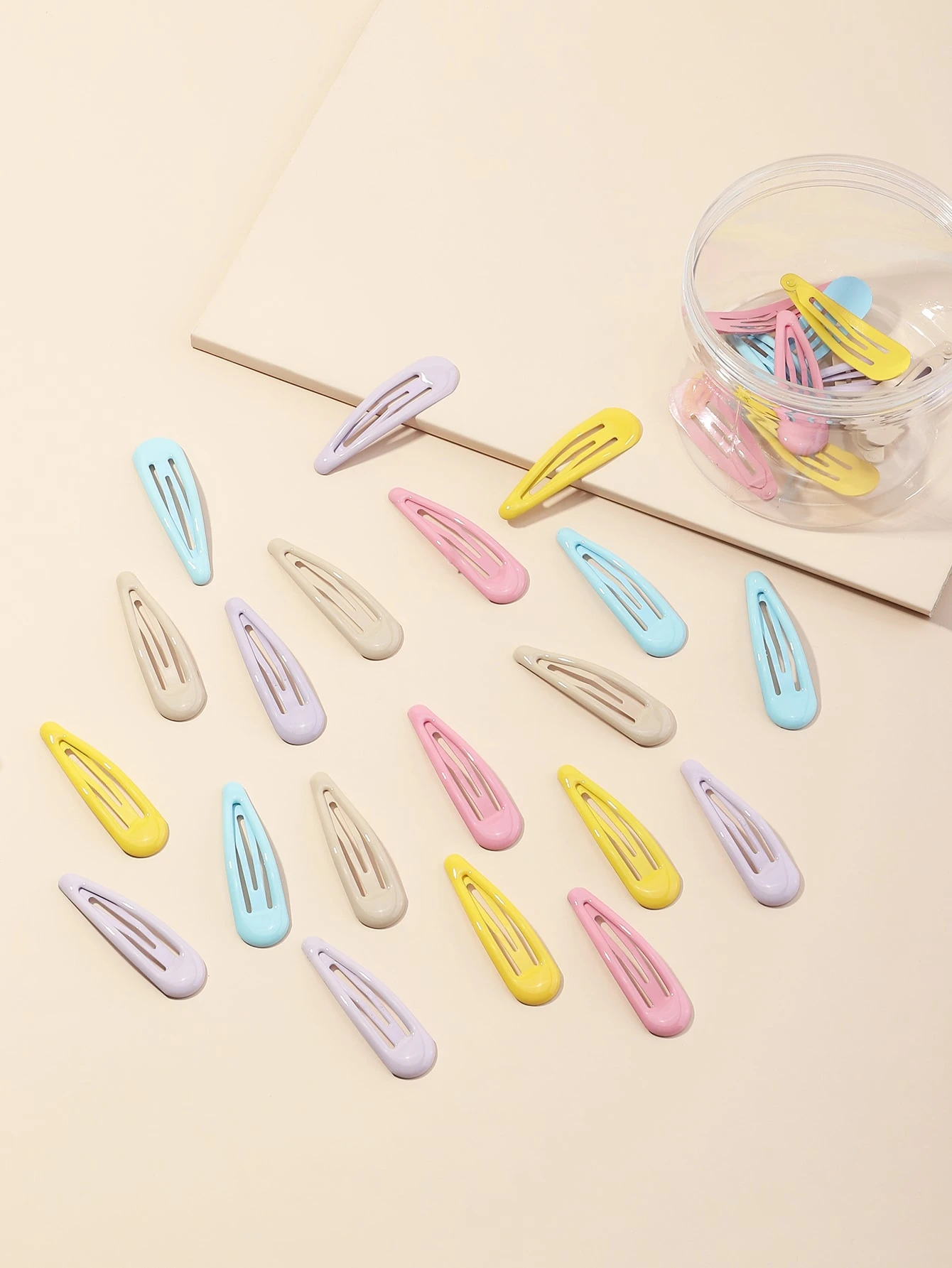 Glitter Glossy Candy Color Haarspange Snap Haarnadeln Clip Girl Hair N7T2