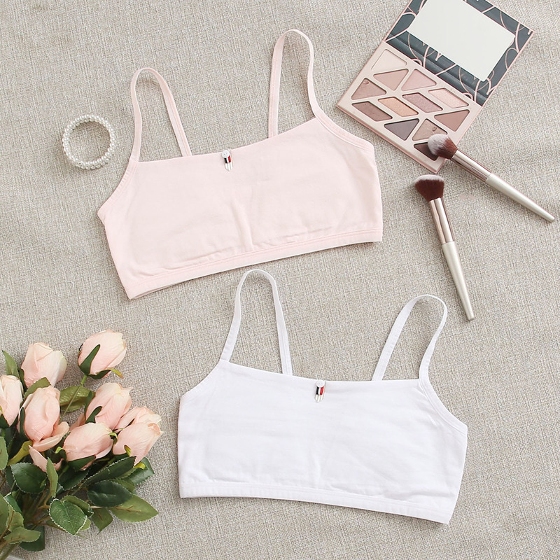 

2pack Spaghetti Strap Bralette, Red and white