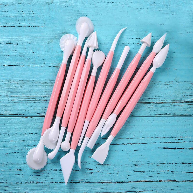 

10pcs Cake Carving Tool, Pink
