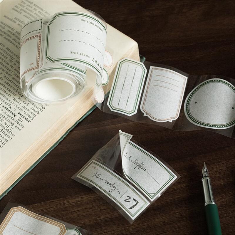 

1roll Random Label Sticker, Multicolor