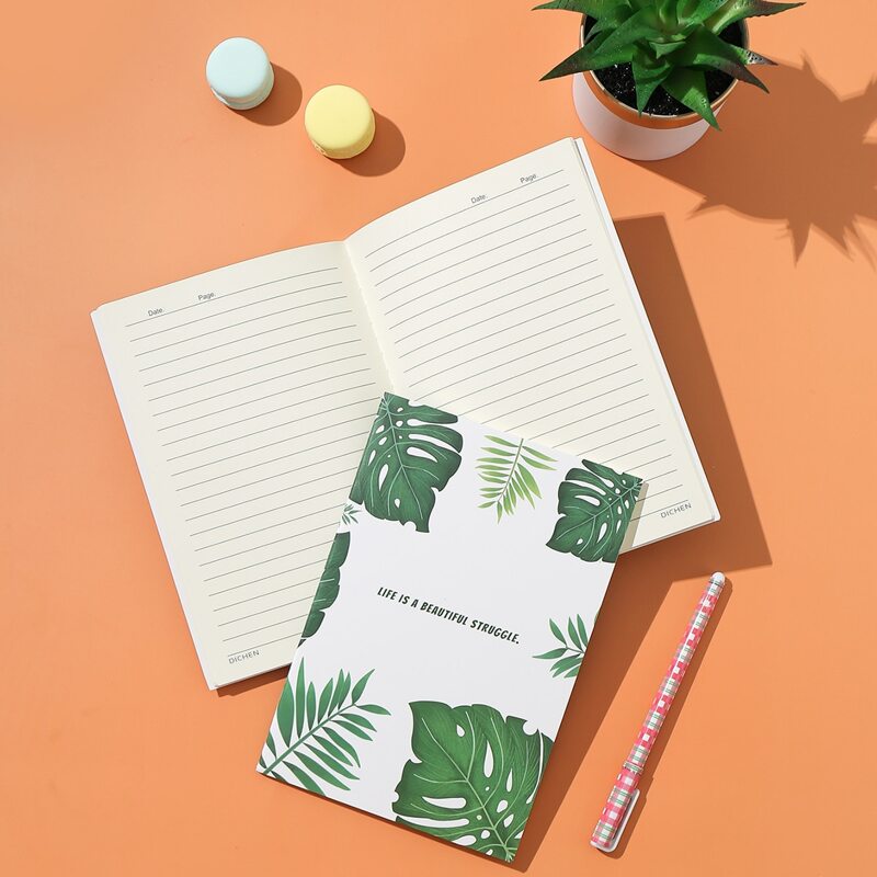 

4pcs Palm Notebook, Multicolor