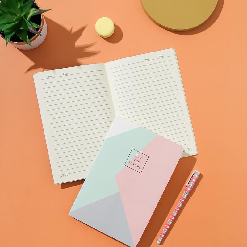

4pcs Geo Notebook, Multicolor