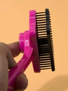 1 pieza peine de remover pelo de gato - Rosa Fucsia - Ver 3