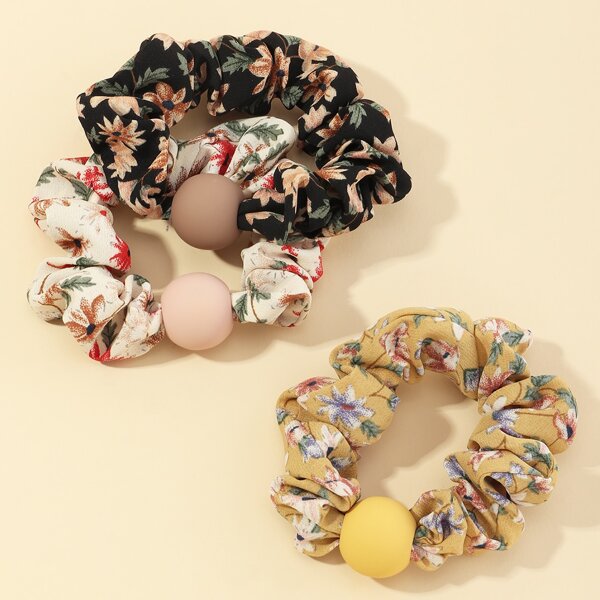 

3pcs Cloth Color Headband, Multicolor