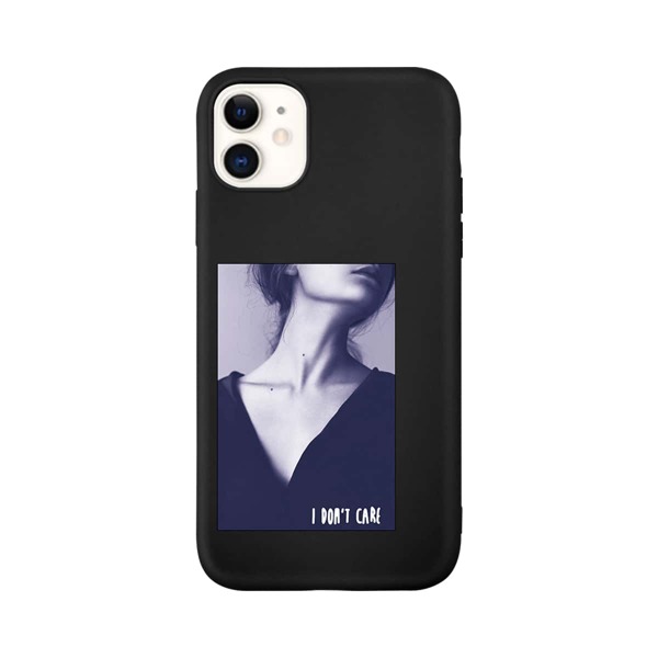 

1шт чехол для iPhone с принтом, Чёрный