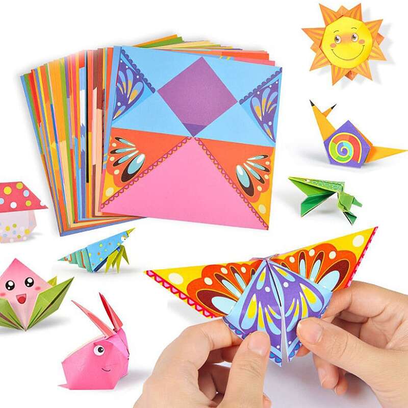 

1pack Cartoon Random Origami, Multicolor