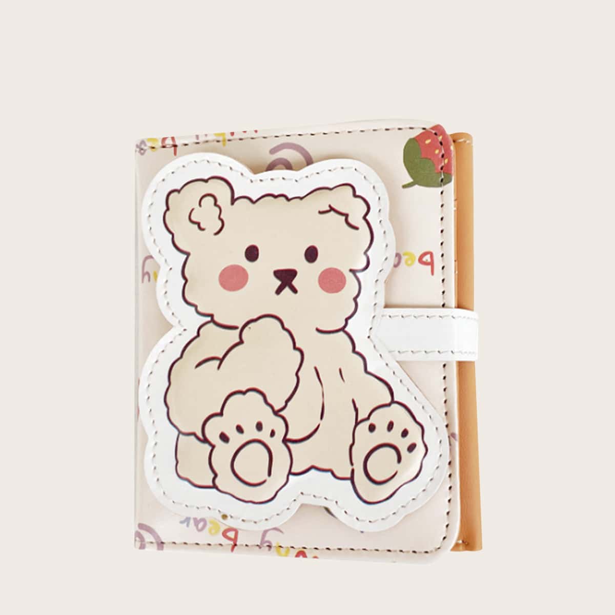 

Cartoon Appliques Purse, Multicolor