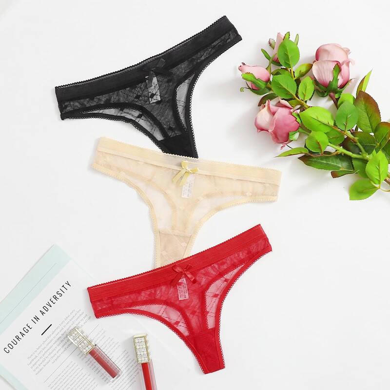 

3pack Lace Panty Set, Multicolor