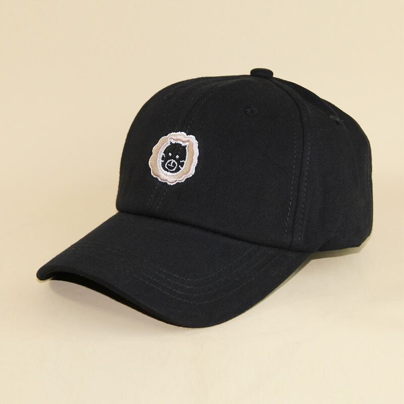 

Guys Cartoon Embroidery Baseball Cap, Black