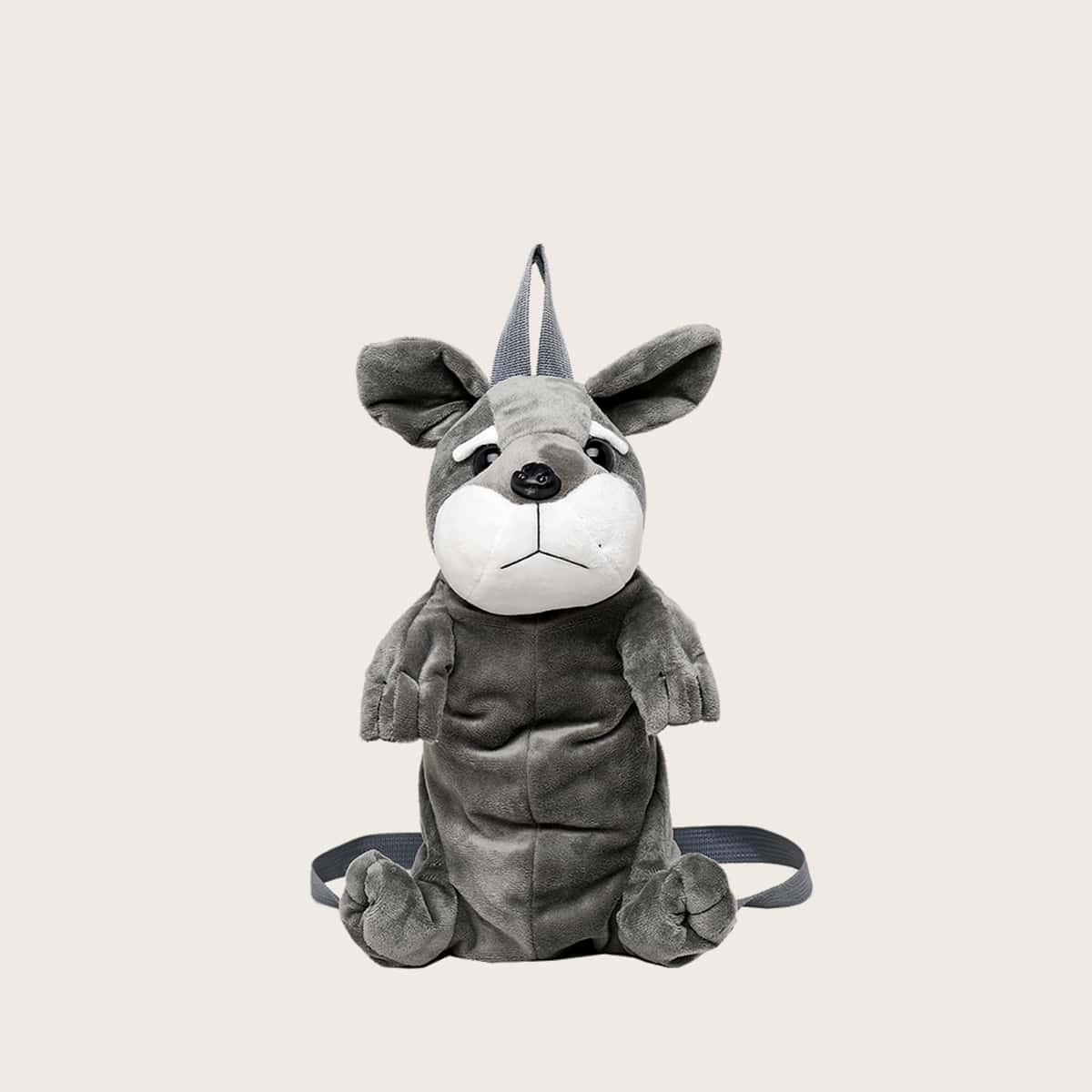 

Cartoon Rabbit Backpack, Grey