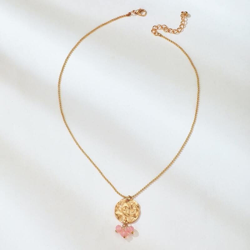 

Coin Pendant Necklace, Gold