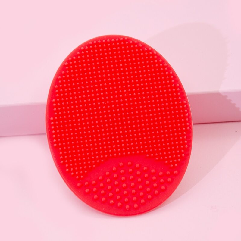 

1pc Silicone Cleansing Brush, Red