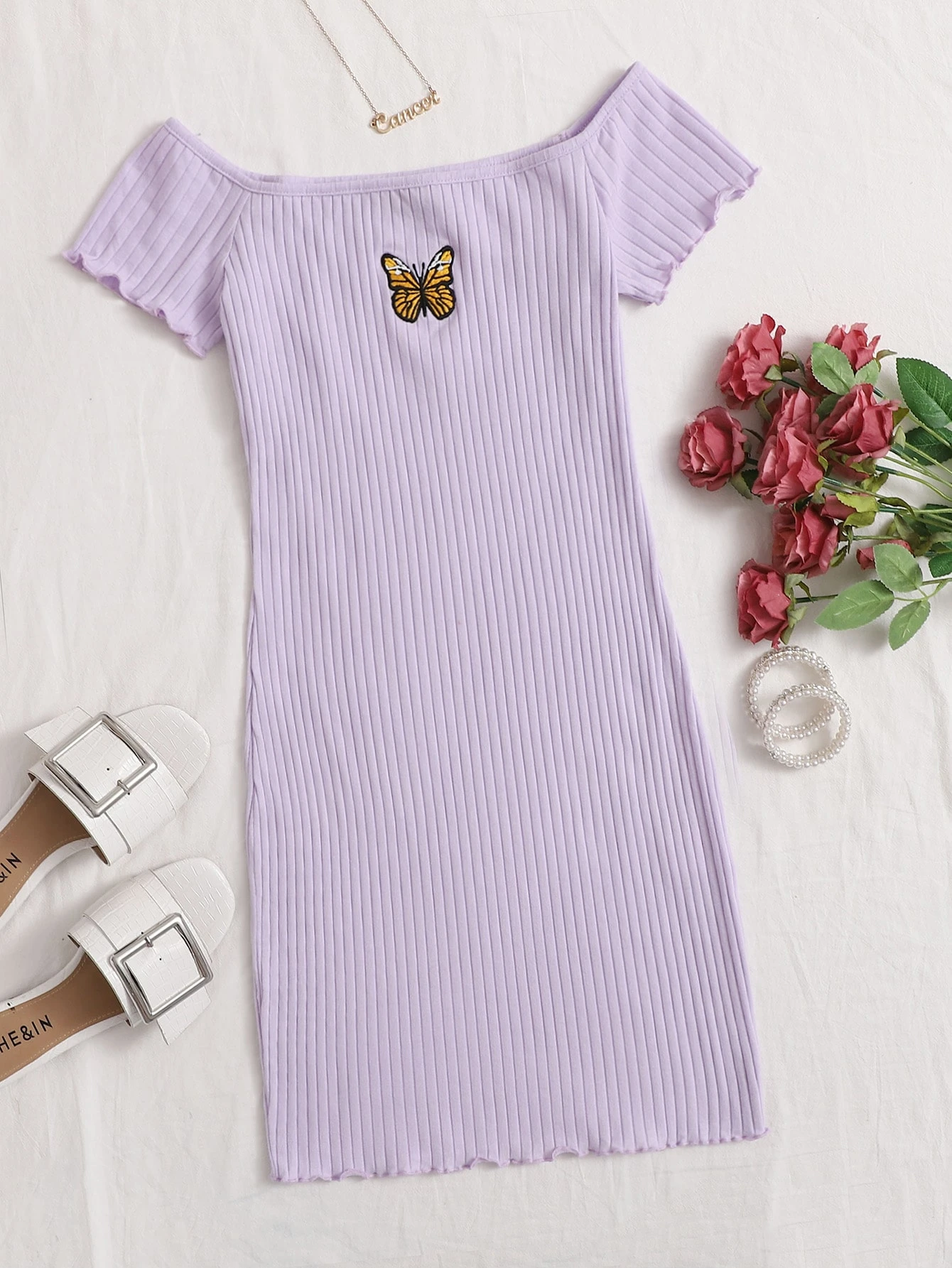 vestido lilas pastel
