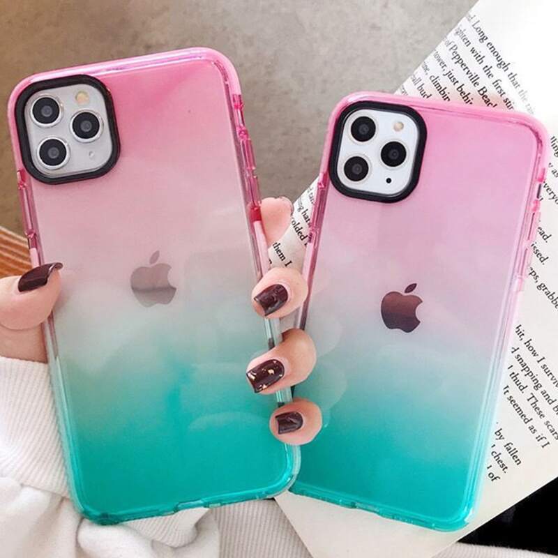 

Ombre Clear iPhone Case, Multicolor