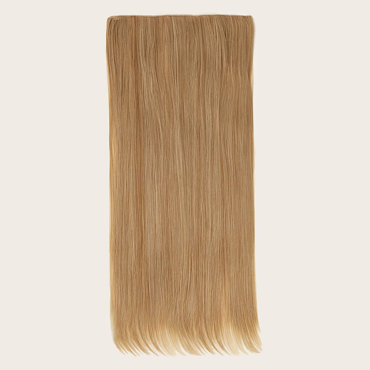 

1pc Straight Hair Extension, Gold
