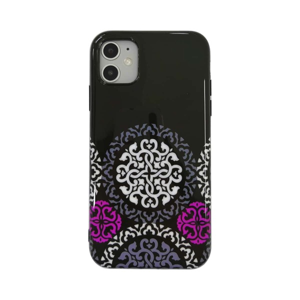 

1pc Tribal Print iPhone Case, Multicolor