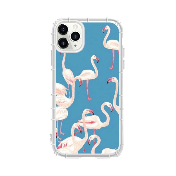 

1шт чехол для iPhone с узором фламинго, Многоцветный
