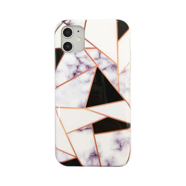 

1шт чехол для iPhone с мраморным узором, Многоцветный