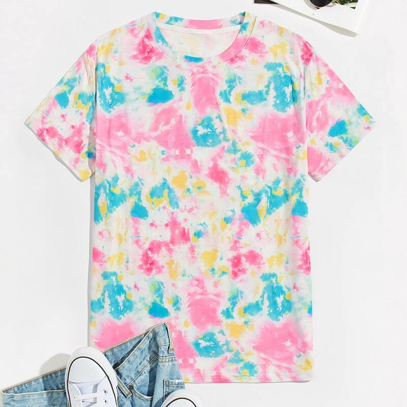 

Guys Tie Dye Tee, Multicolor