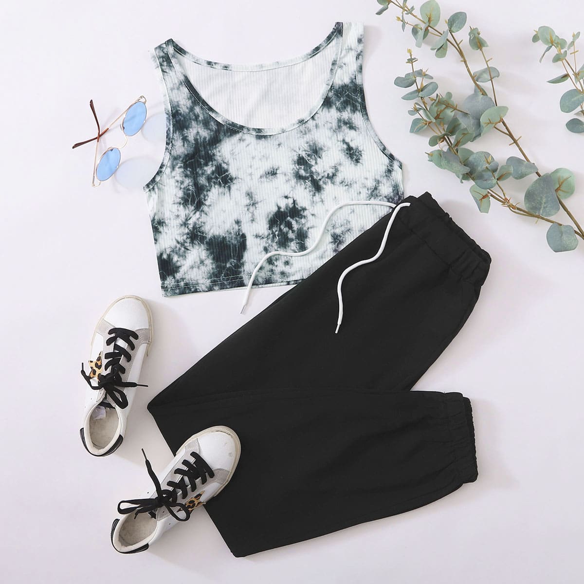 

Tie Dye Tank & Pants, Multicolor