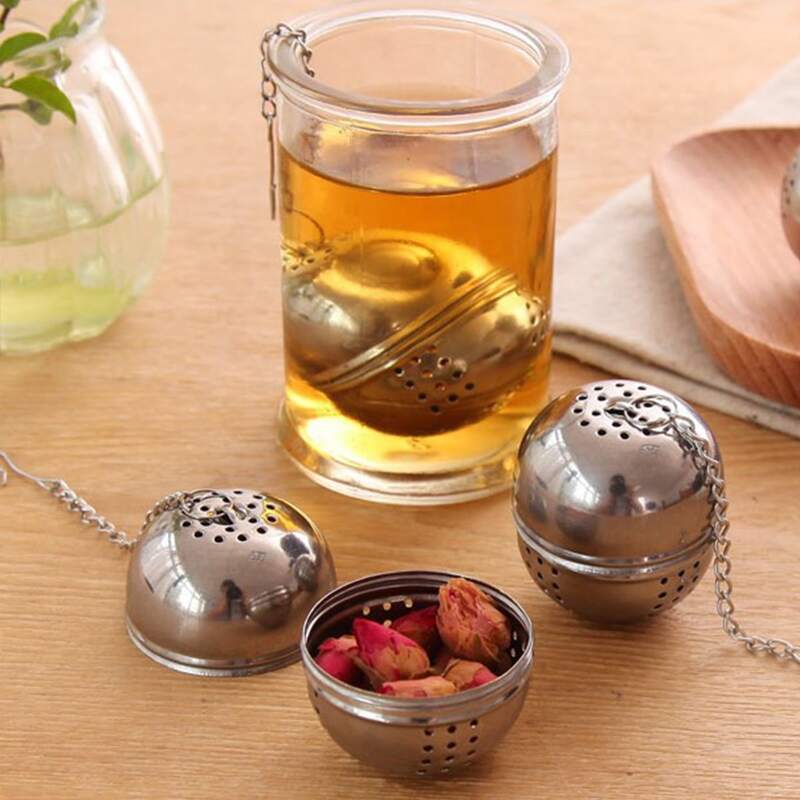 

1pc Seasoning Filter Ball, Silver