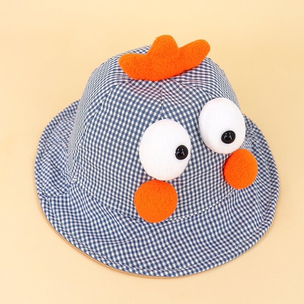 

Toddler Kids Cartoon Design Bucket Hat, Blue