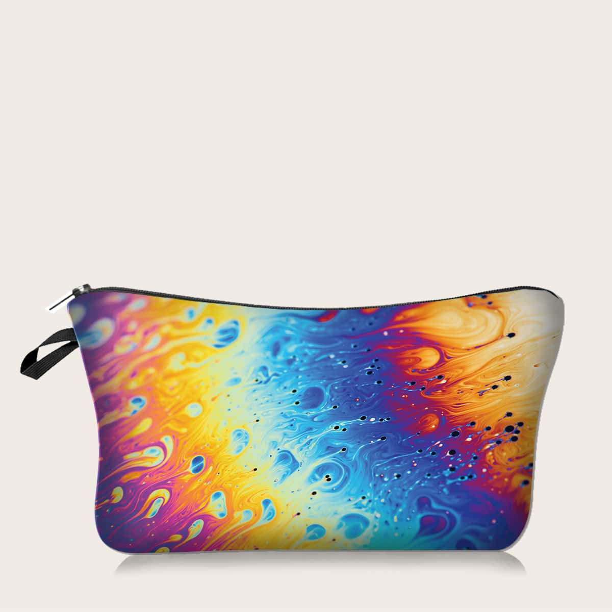 

1pc Graphic Makeup Bag, Multicolor