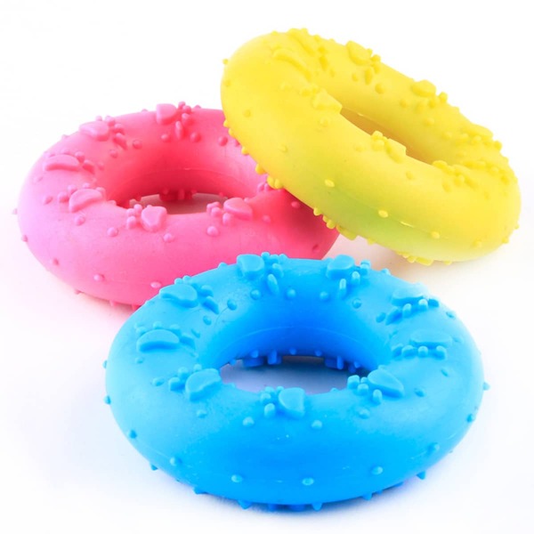 

1pc Bite-Resistant Random Ring Dog Toy, Multicolor