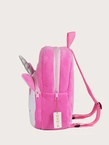 3 piezas set bolsa de niños en forma de dibujos animados - Rosa Fucsia - Ver 4