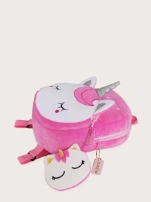 3 piezas set bolsa de niños en forma de dibujos animados - Rosa Fucsia - Ver 6