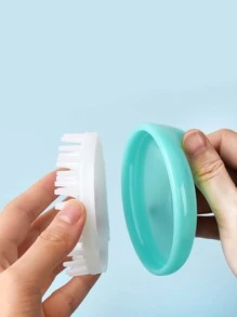 1pc Hair Scalp, Bath Comb, Shampoo Massage Brush, Soft Silicone Comb Teeth, Dandruff Removal, Hair Comb, For All Hair Types, For Men Women And Kids, With Handle And Easy To Hold, Brush, Hair Brush, Wooden Comb, Hair Brush, Hairbrush, Hair Combs, Barber, Slick Back Brush, Hair Comb, Comb Hair, Curly Hair Brush, Detangling Brush, Ball Brush, Mini Hair Brush, Curly Hair Products, Christmas, Hairdressing, Wooden Comb, Hair Brush, Mini Hair Brush, Detangling Brush, Hair Brushes, Curly Hair Brush, Hairdressing Equipment