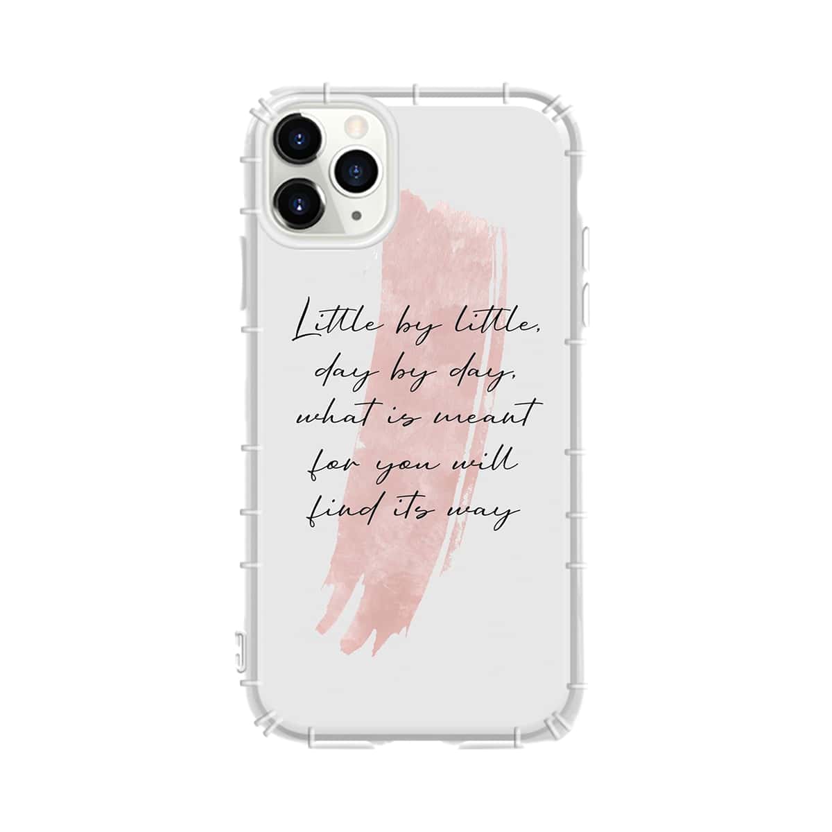 

1pc Letter Graphic iPhone Case, Multicolor