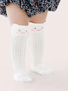 Calcetines de bebé con estampado - Blanco - Ver 1