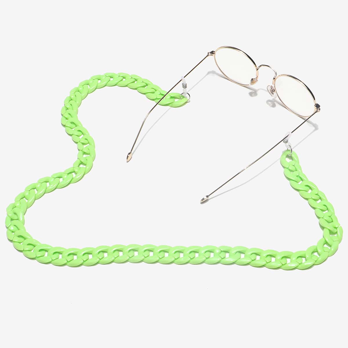 

Acrylic Glasses Chain, Mint green