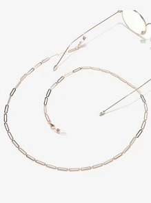 Metal Glasses Chain - Gold - View 2