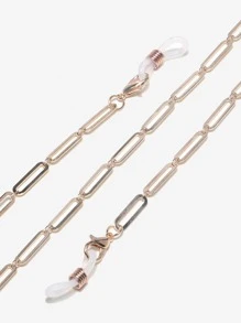 Metal Glasses Chain - Gold - View 3