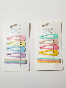 16入組彩色髮夾 - 彩色 - 查看 5