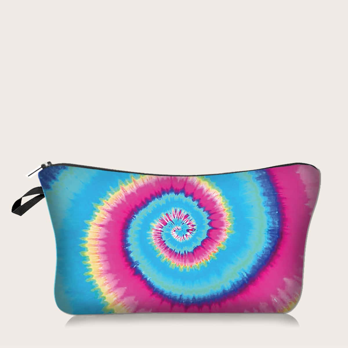 

1pc Tie Dye Makeup Bag, Multicolor