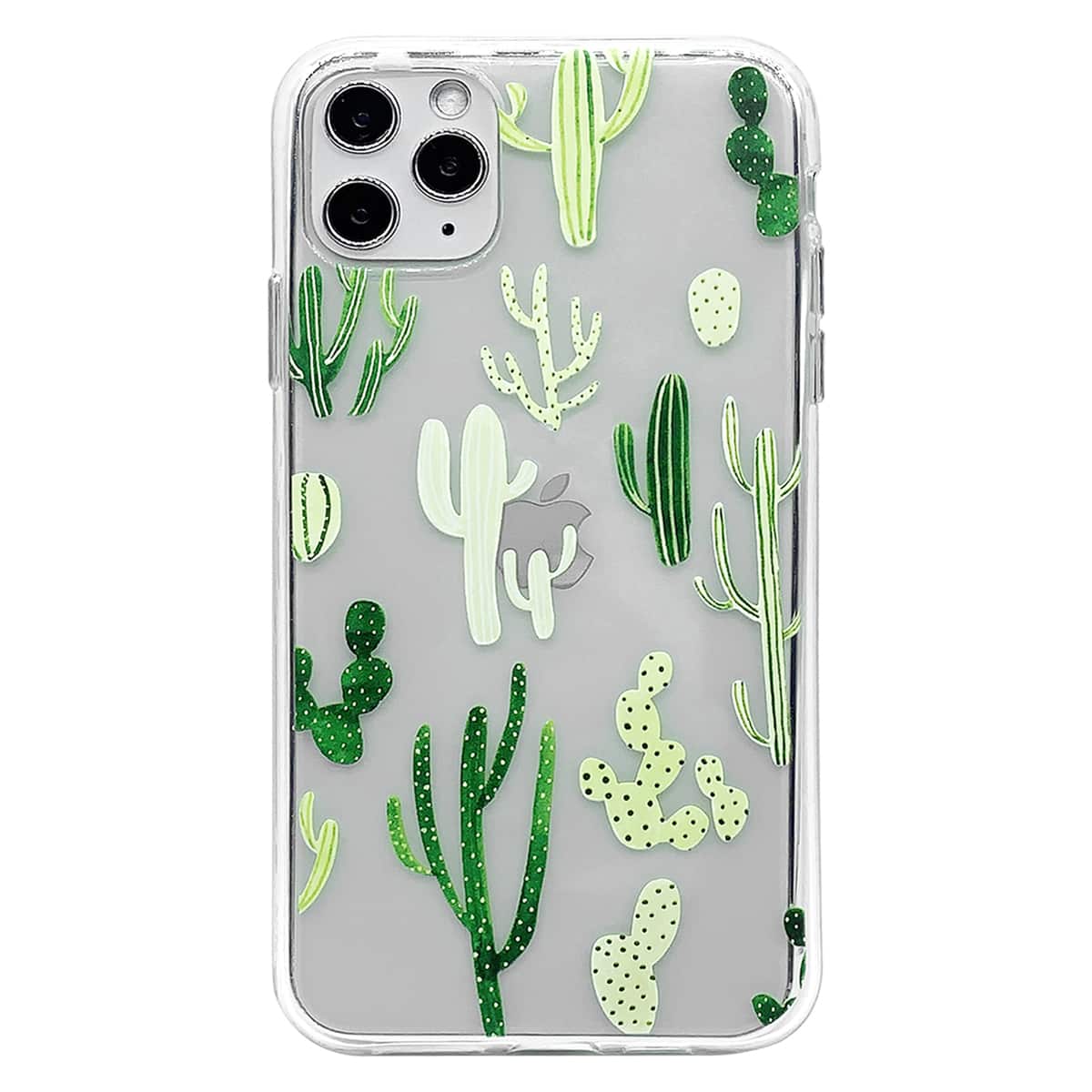 

1pc Cactus Print iPhone Case, Multicolor