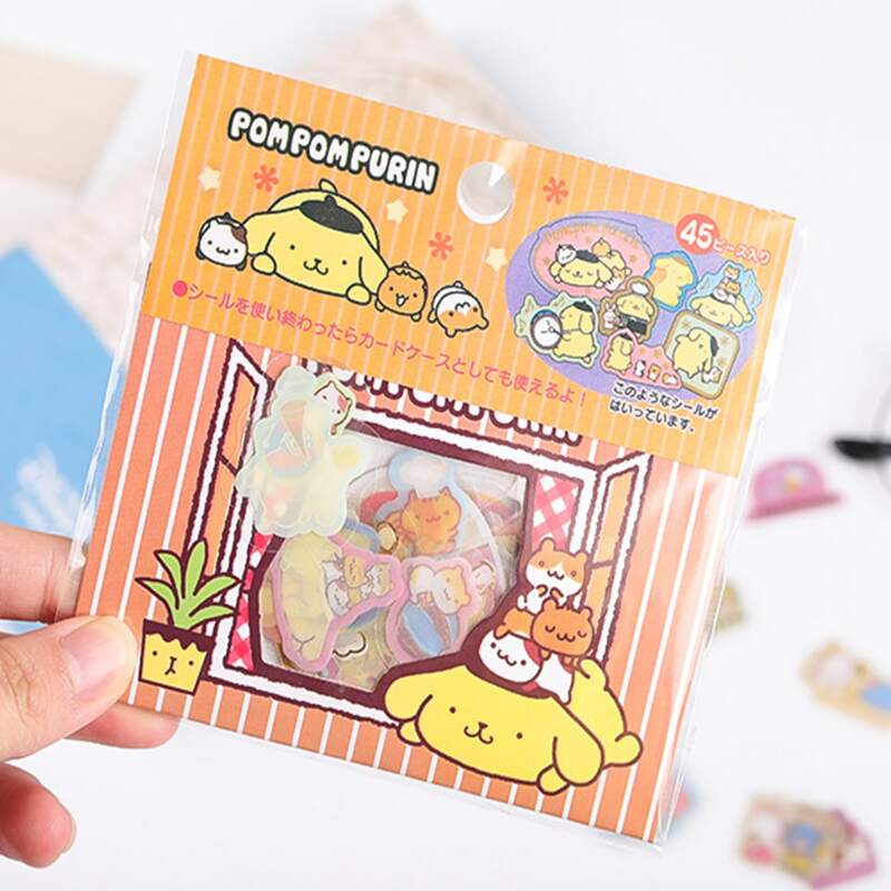 

45pcs Cartoon Graphic Random Sticker, Multicolor
