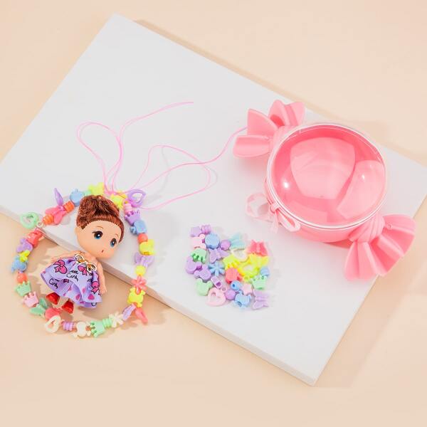 

Toddler Girls Doll DIY Toy, Multicolor