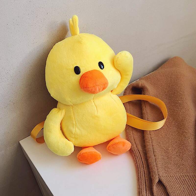 

Cartoon Duck Crossbody Bag, Yellow bright