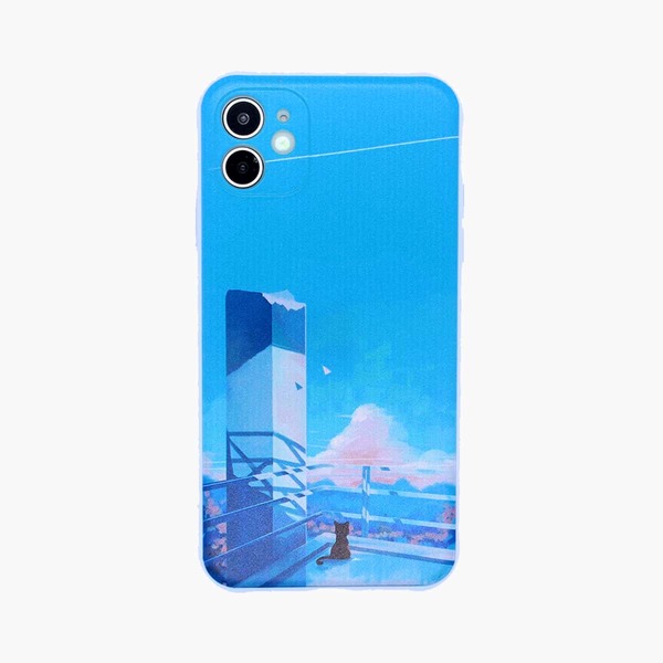 

1шт чехол для iPhone с оригинальным принтом, Многоцветный