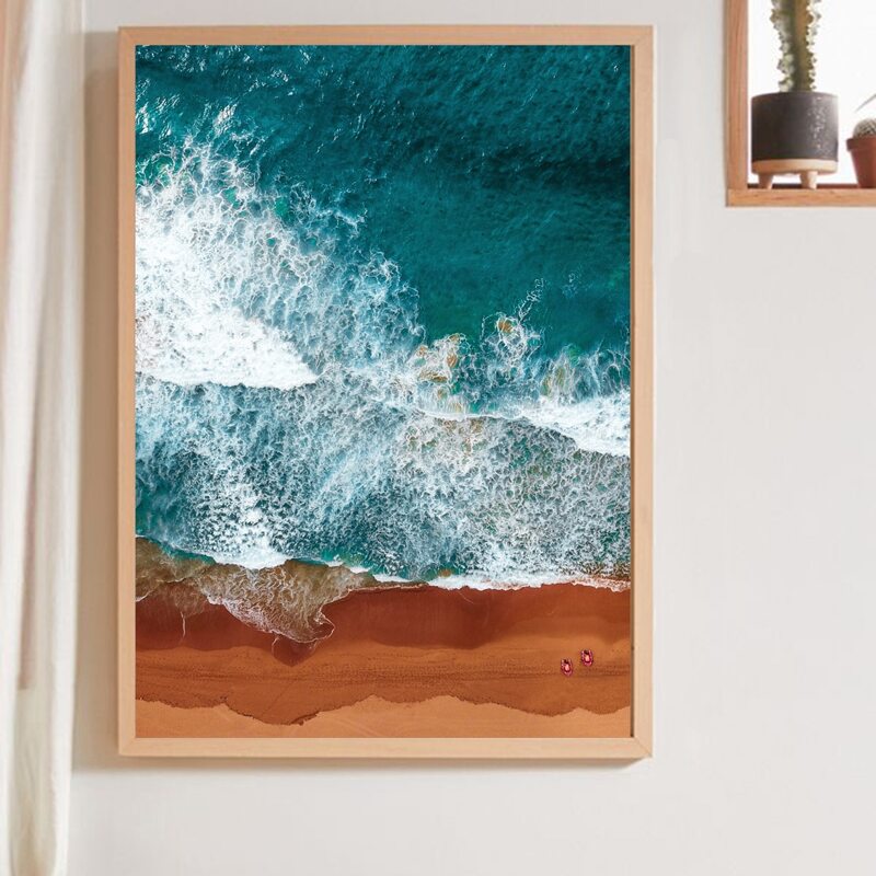 

Sea Print Wall Painting Without Frame, Multicolor