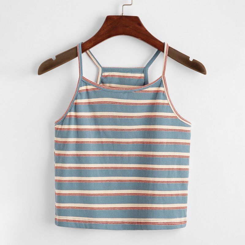 

Striped Crop Cami, Multicolor