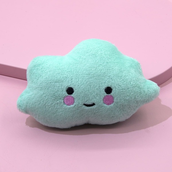

1шт звуковая игрушка в форме облака для собак, Зелёные
