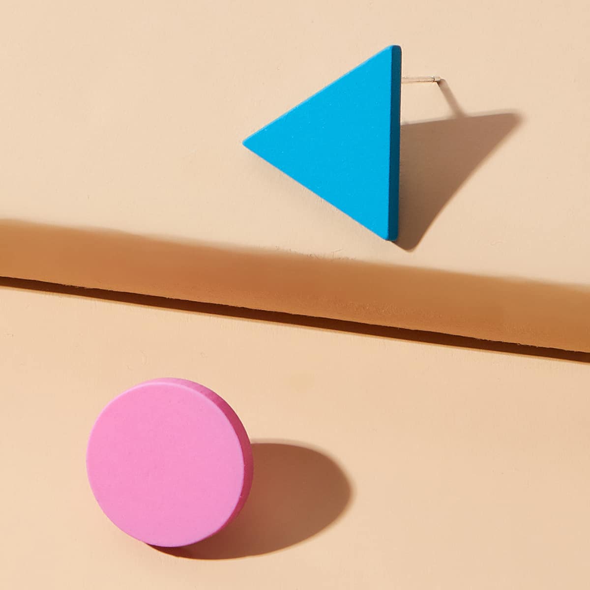 

Geo Stud Earrings, Multicolor